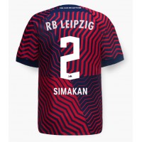 Camisa de time de futebol RB Leipzig Mohamed Simakan #2 Replicas 2º Equipamento 2023-24 Manga Curta